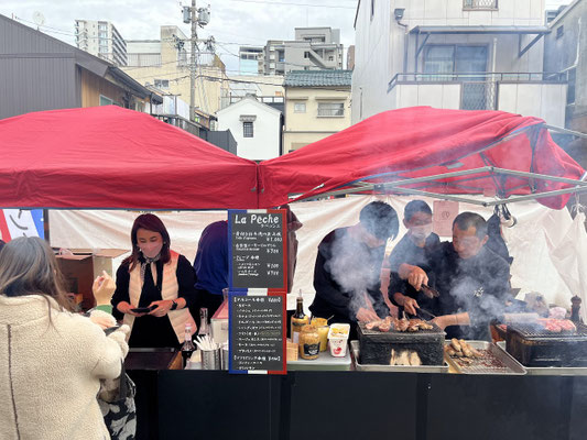 ラ・ペッシュが臨時屋台だしてました