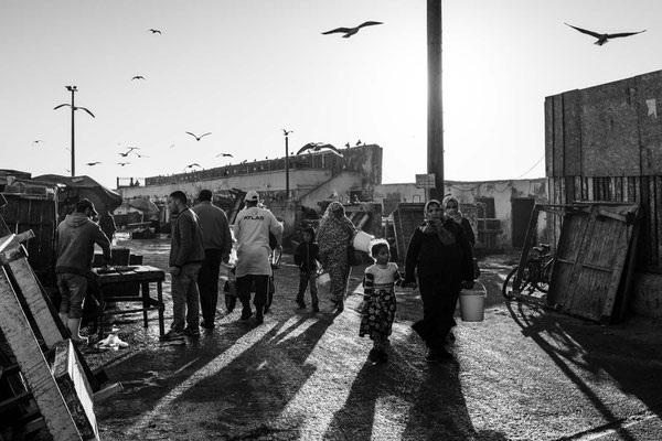 Essaouira port market