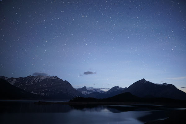 Stars over the mountains