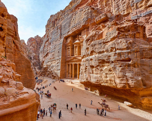 Ruinenstätte Petra in Jordanien