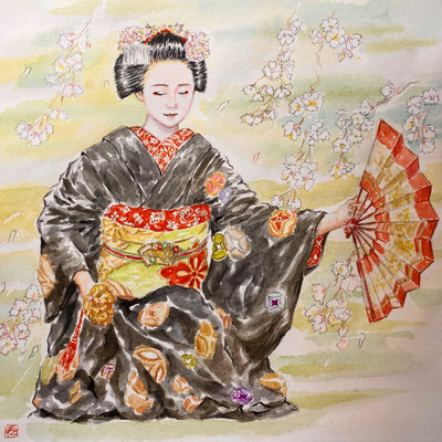 16:「姫三社」宮川町 花ふさ  舞妓：菊咲奈さん