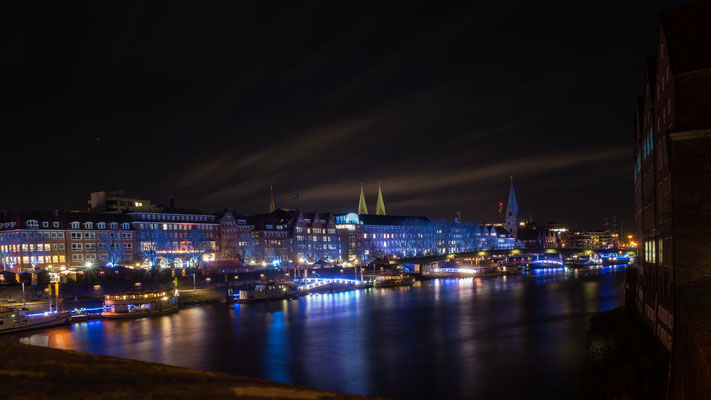 Bremen: Schlachte in Blue