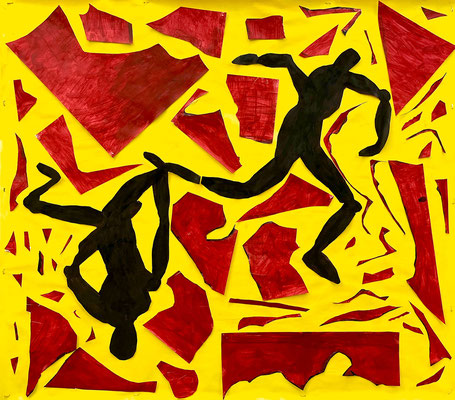 Ole LA DANSE  Acryl auf Karton 100 x 120 cm | Foto: Günter Wintgens