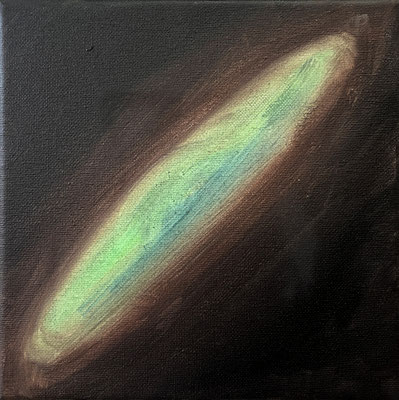Ben BEN'S UNIVERSUM 1 Ölfarbe auf Leinwand 20 x 20 cm | Foto: Günter Wintgens