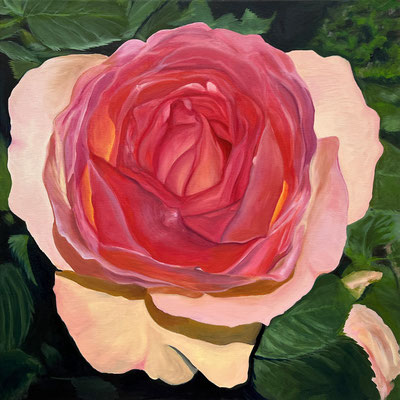 Birgit EDEN ROSE Ölfarbe auf Leinwand 60 x 60 cm | Foto: Günter Wintgens