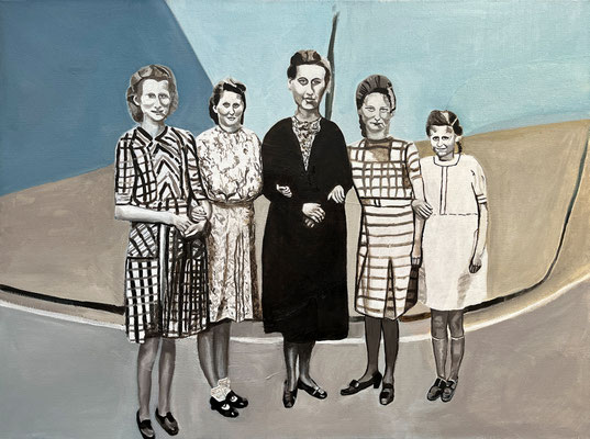 Sigrun LAYERS Ölfarbe auf Leinwand 60 x 80 cm | Foto: Günter Wintgens