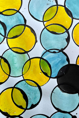 Anna BUBBLES III Tusche auf Karton 24 x 16 cm | Foto: Günter Wintgens