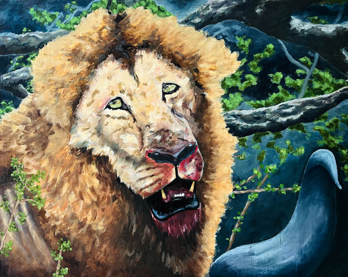 Joe Mika FED UP Ölfarbe auf Leinwand 125 X 175 cm | Foto: Günter Wintgens