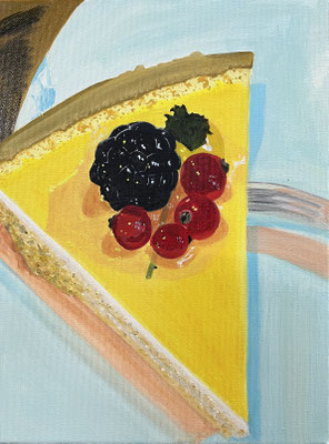 Azadeh KUCHENSTÜCK Ölfarbe auf Leinwand 40 x 30 cm | Foto: Günter Wintgens
