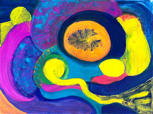 Gitta FRUTTI Ölfarbe auf Leinwand 30 x 40 cm | Foto: Günter Wintgens