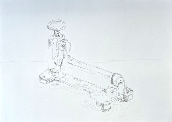 Anika HEFTER Bleistiftzeichnung 29,7 x 42 cm | Foto: Günter Wintgens