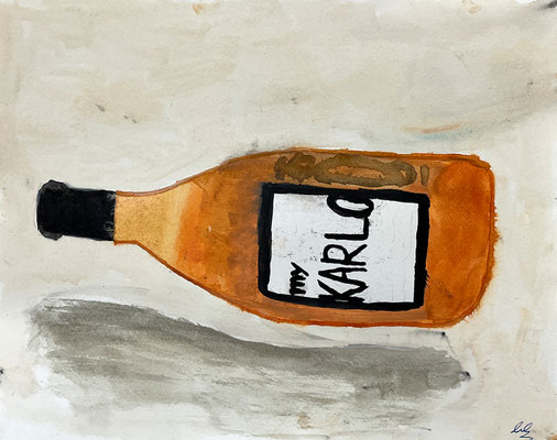 Arina KARLO SCHWEBEND Aquarell 21 x 29,7 cm | Foto: Günter Wintgens