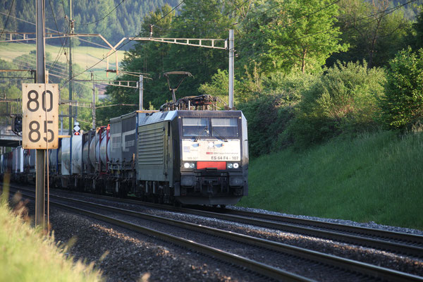 SBB Cargo International BR 189 ES 64 F4-107, Rotkreuz (17.05.2017) ©pannerrail.com