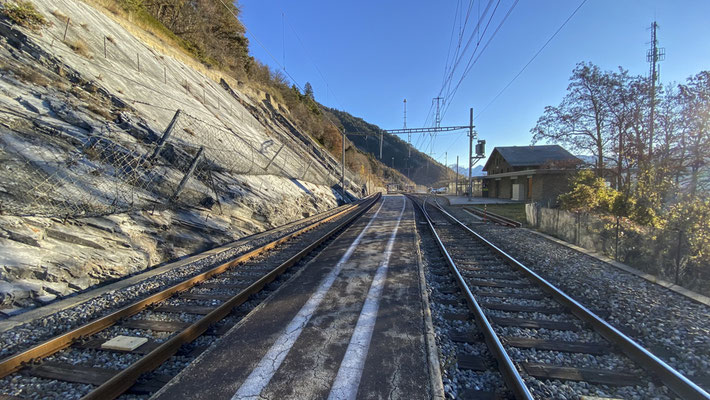 Umgebung Bahnhof Hohtenn - BLS - Lötschberger Südrampe