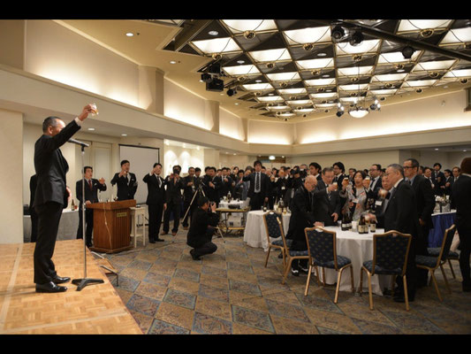 Toast greetings by Mr. Shigeo Kataoka