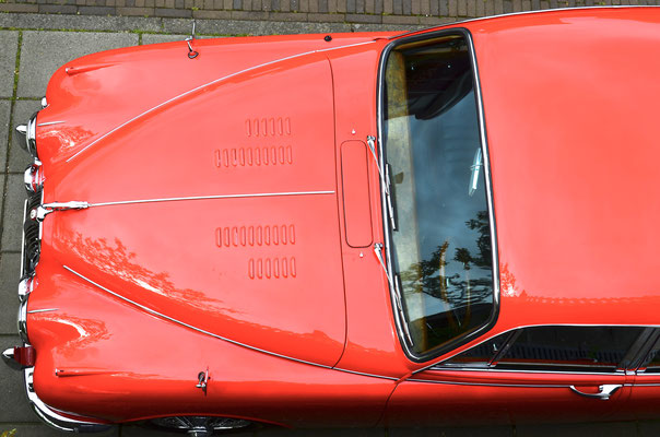 Bovenaanzicht  Jaguar Mark2  3.8 liter uit  1966
