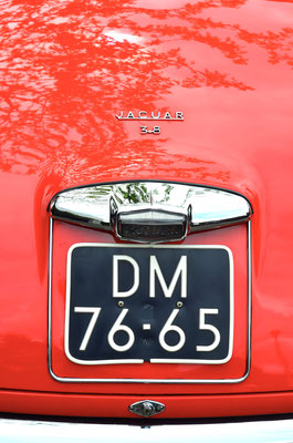 Achterzijde Jaguar Mark2  3.8 liter uit  1966