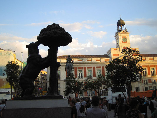 Plaza del Sol - Photo réutilisable - wikimedia commons 