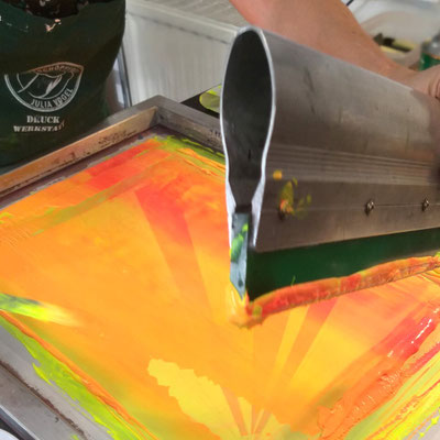 Siebdruck-Workshop in Ganderkesee lernen.