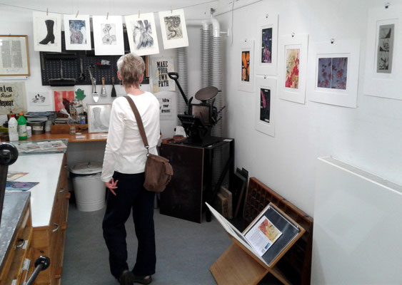 Ausstellung Druckgrafiken in Ganderkesee.