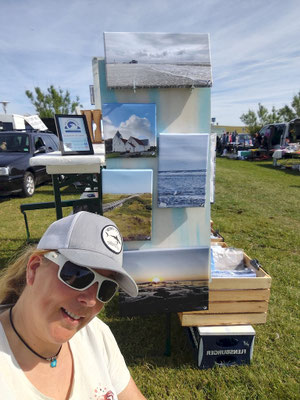 Selfie am Flohmarkt Westerdeichstrich Stineck