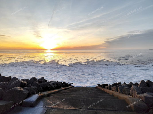 Nordsee und Meldorfer Bucht im Winter