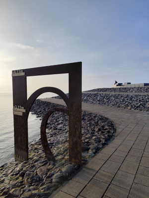 Sturmflutmahl an der Perlebucht in Büsum