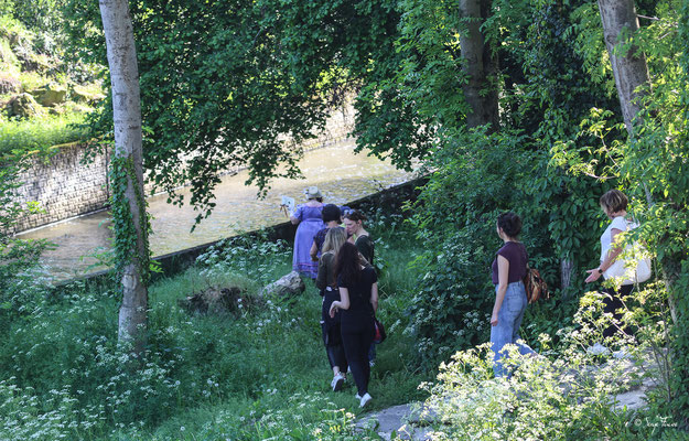 En allant à la rivière "la Morge" à Maringues