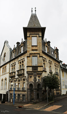 Maison typique rue d'Arras - La Bourboule - Auvergne - France
