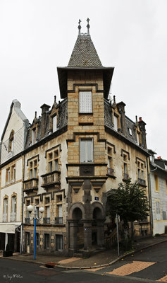 Maison typique rue d'Arras - La Bourboule - Auvergne - France