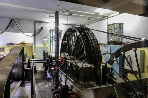 Machinerie du Funiculaire - Le Mont Dore - Massif du Sancy - Auvergne - France 
