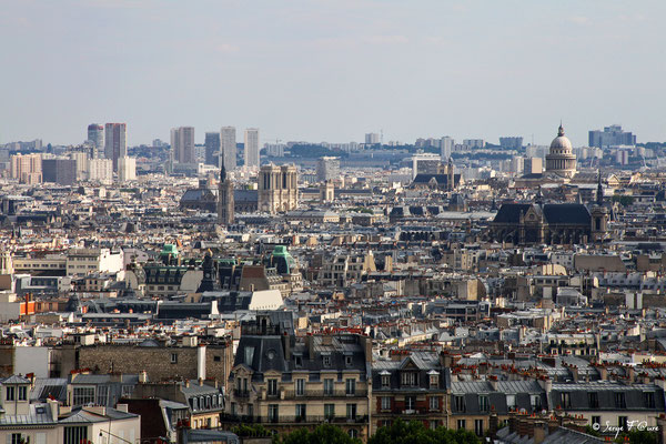 Paris vu de Montmartre - Paris - France - 2010