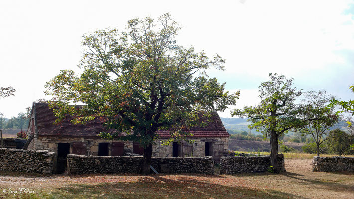 En allant vers Couzou - Sur le chemin de Compostelle