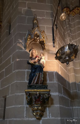 Intérieur de la Cathédrale Sainte-Marie de Pampelune - Sur le chemin de Compostelle