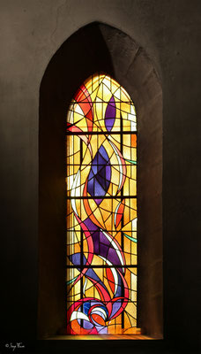 Intérieur de l'église St Pardoux - Le Mont-Dore - Massif du Sancy - Auvergne - France