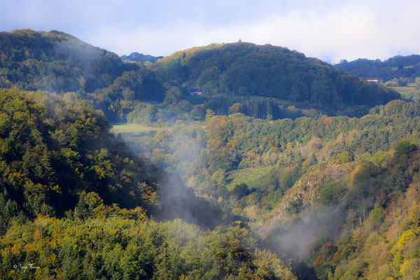 Châteauneuf (côté Sud) - Commune de St-Sauves d'Auvergne - Massif du Sancy - Auvergne - France