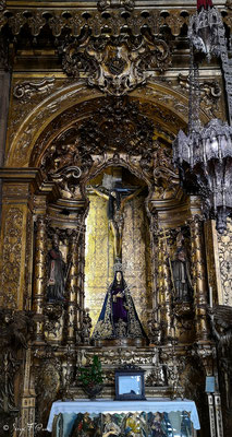 L'intérieur de l'église du ` s de St Anthony rassemble construit dans le 18ème siècle - Ville historique de Porto - Portugal
