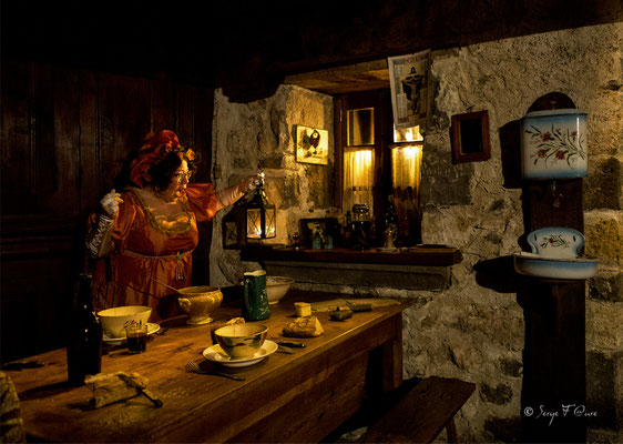 Les Virées à la lanterne - Scénomusée la Toinette et Julien - Murat le Quaire  - Massif du Sancy - Auvergne - France