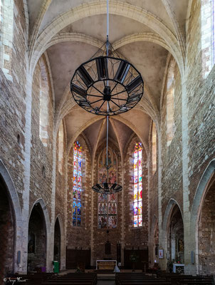 Chœur de la cathédrale Saint-Luperc d'Eauze est une ancienne cathédrale située à Eauze dans le département du Gers - France - Sur le chemin de Compostelle 