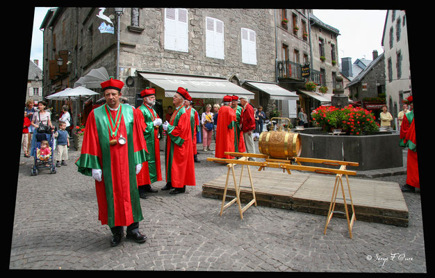 Foire nationale aux vins et aux fromages en 2005 - Besse et Saint-Anastaise - Massif du Sancy - Auvergne - France