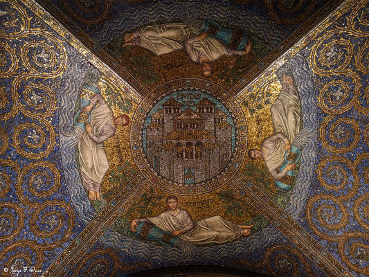 Mosaiques de la Chapelle palatine d'Aix-la-Chapelle - Aachen - Allemagne