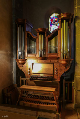 Orgue - Intérieur de l'église St Pardoux - Le Mont-Dore - Massif du Sancy - Auvergne - France