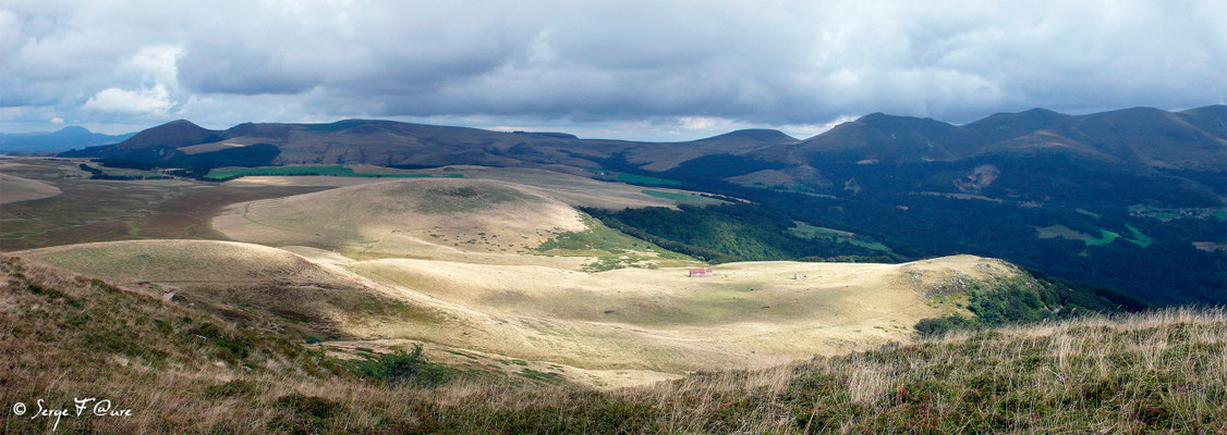 Estives du plateau du Guéry vu du Puy Gros - Massif du Sancy - Auvergne - France