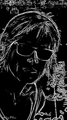 Portrait au trait par Serge Faure