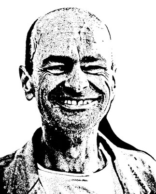 Portrait au trait par Serge Faure