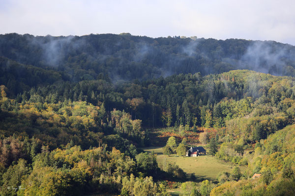 Lieu-dit Chibet - Commune de St-Sauves d'Auvergne - Massif du Sancy - Auvergne - France