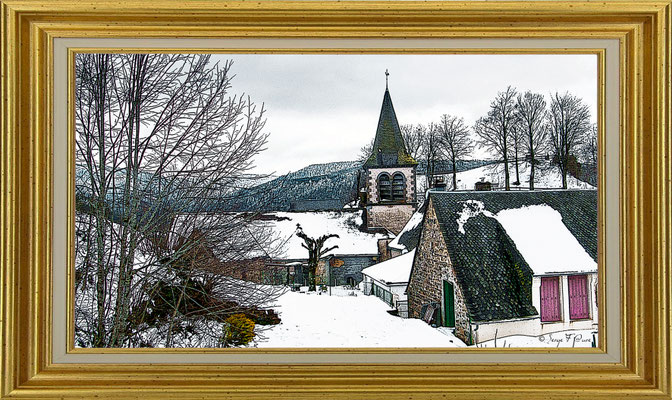 Murat le Quaire - Façon tableau - Massif du Sancy - Auvergne - France
