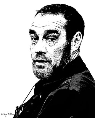 Portrait au trait par Serge Faure