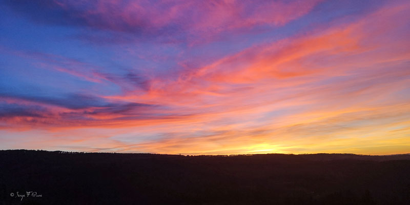 Coucher de Soleil - Massif du Sancy - Auvergne - France