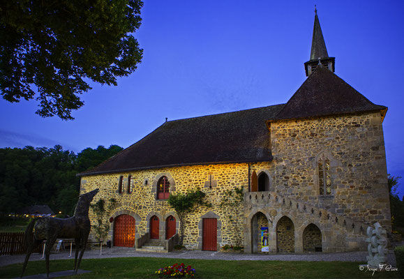 Chapelle Saint-Blaise - Château de Val à Lanobre dans le Cantal en Auvergne - France